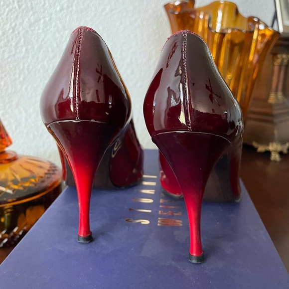 Stuart Weitzman Red Ombré Heels - Picture 4 of 13